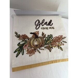 Harvest table runner Fall/Thanksgiving Features pumpkins 13 in. x 72 in